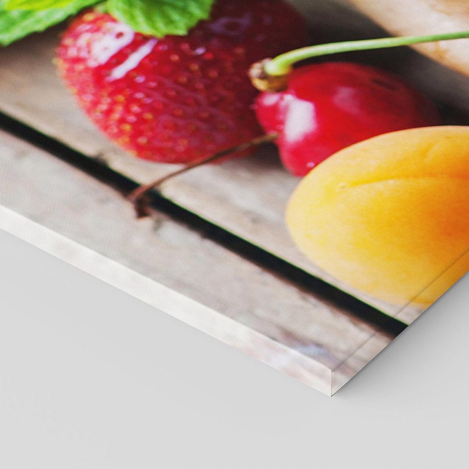 Obraz na płótnie 120x60 - Owoce w restauracji artystycznie - owoce, restauracja