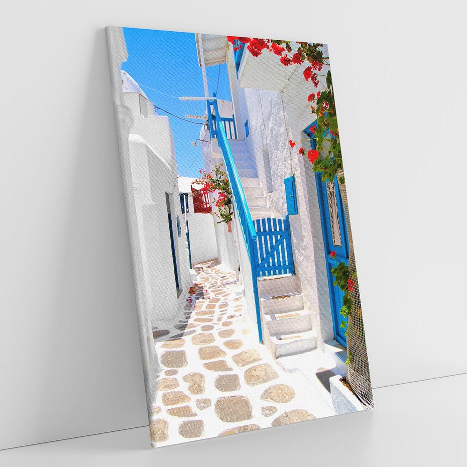 Obraz na płótnie 50x70 - Santorini: urok Grecji - Santorini, Grecja