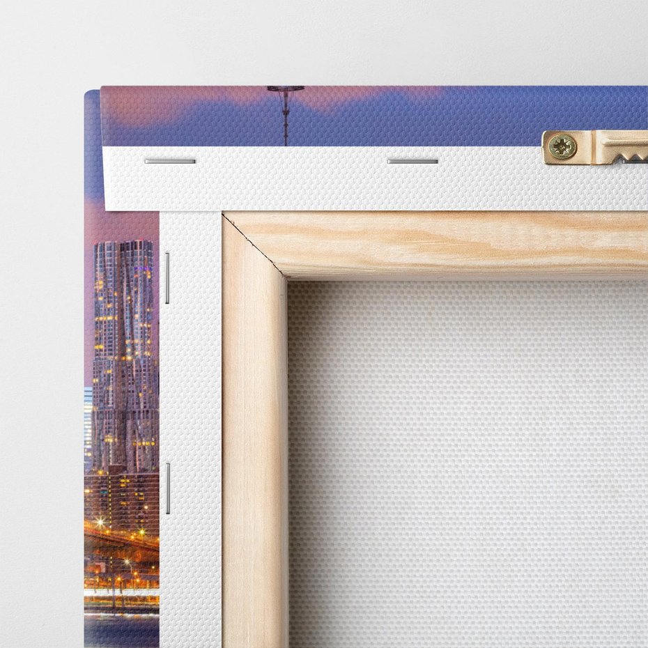 Obraz na płótnie 80x80 - ikona Nowego Jorku - most, Nowy Jork