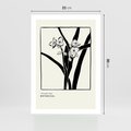 Plakat bez ramy 21x30 - Symfonia kwiatowej ekspresji - kwiat, grafika