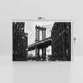 Obraz na płótnie 100x70 - Ikona Miasta - Nowy Jork, most