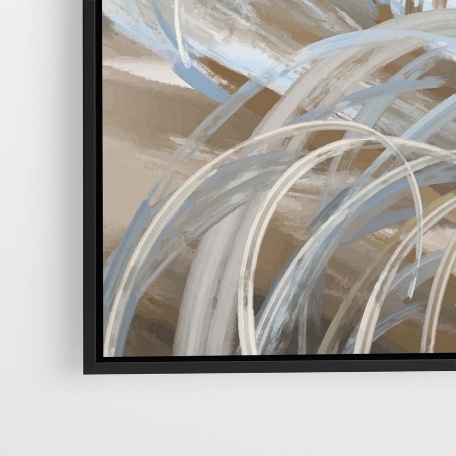 Obraz w ramie 50x50 - Zaklęty Wschód - akwarela, obraz - rama czarna