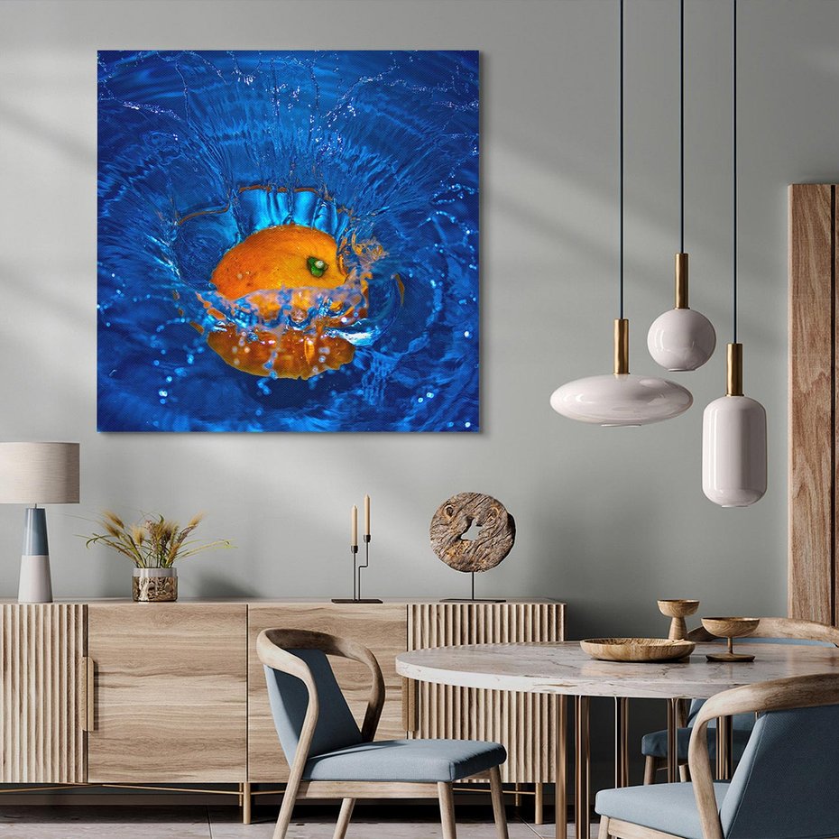 Obraz na płótnie 70x70 - Pomarańcza Owoce - pomarańcza, owoce