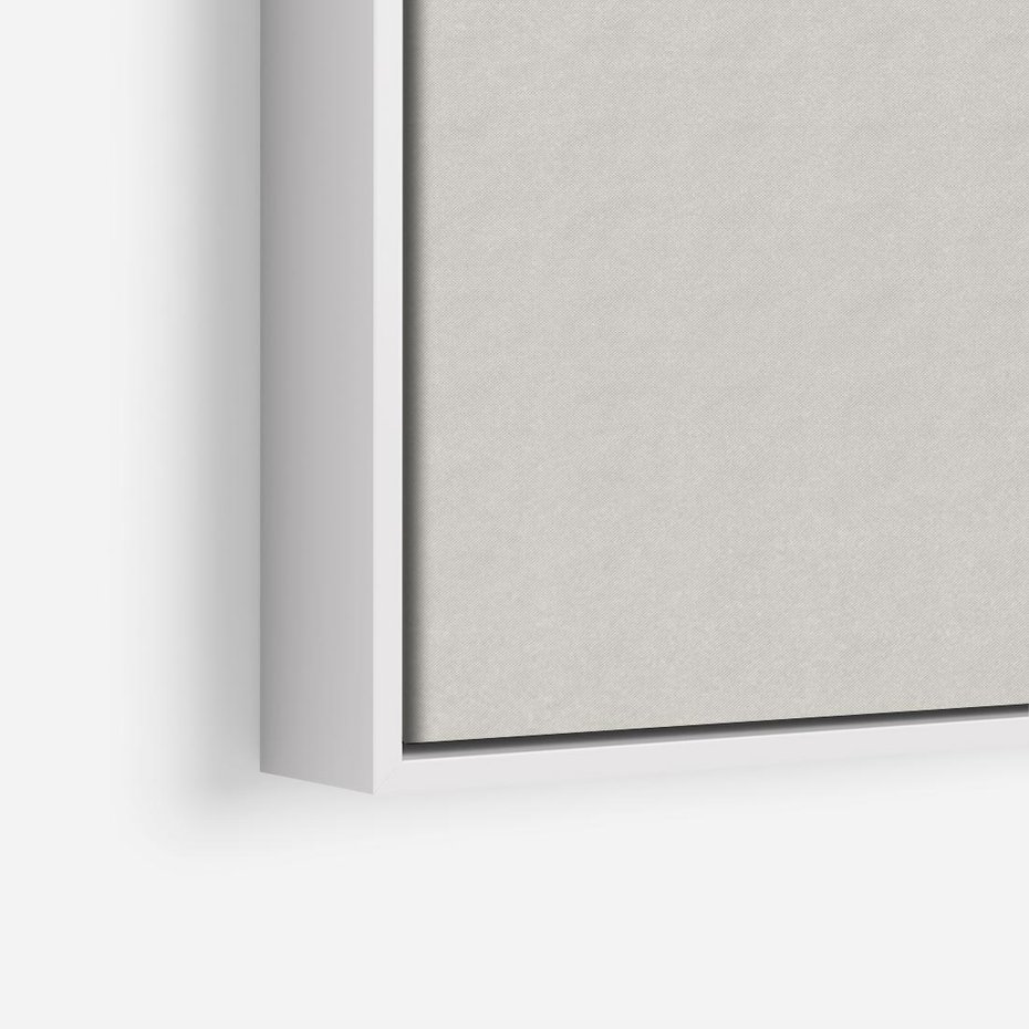 Obraz w ramie 100x70 - Cień Kwiatowej Delikatności - kwiat, cień - rama biała