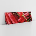 Obraz na płótnie 120x40 - Czerwone Papryczki - czerwone, papryczki