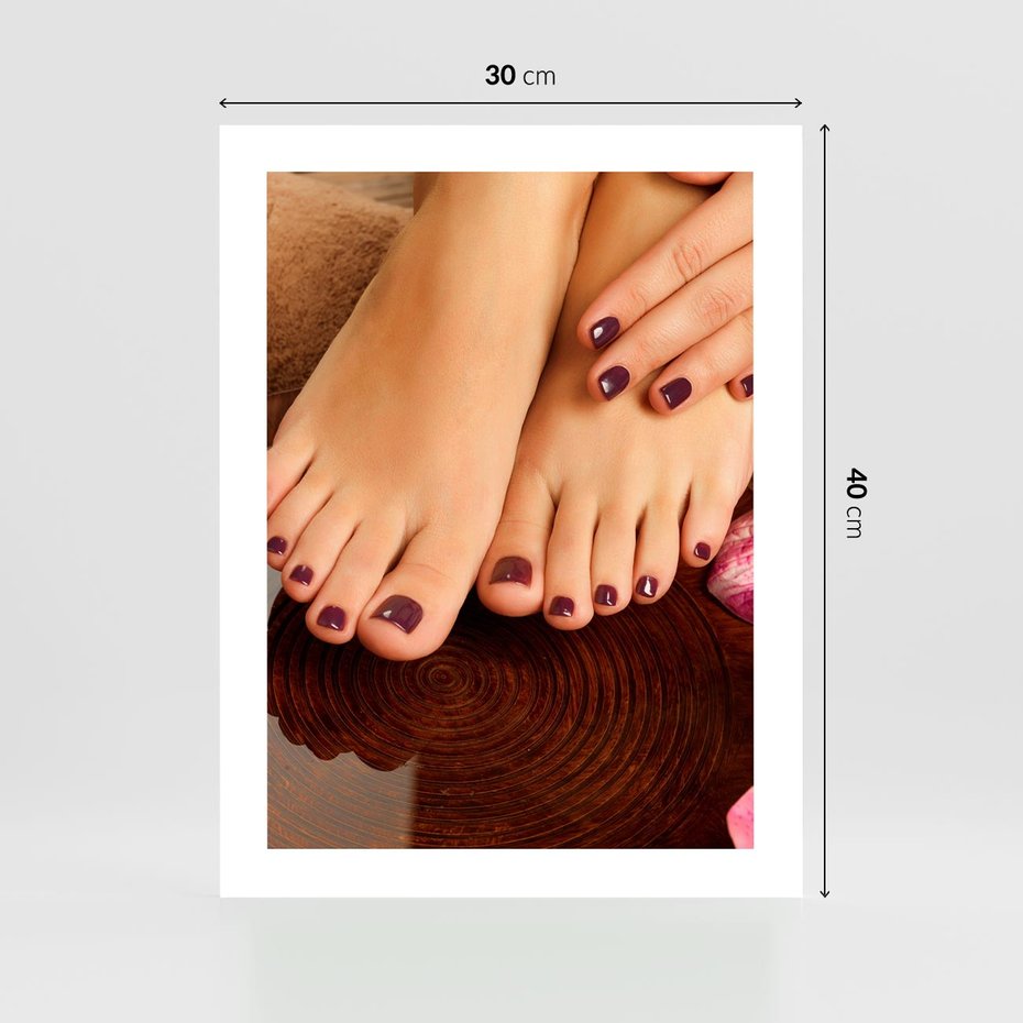 Plakat bez ramy 30x40 - Manicure i Pedicure - manicure, pedicure