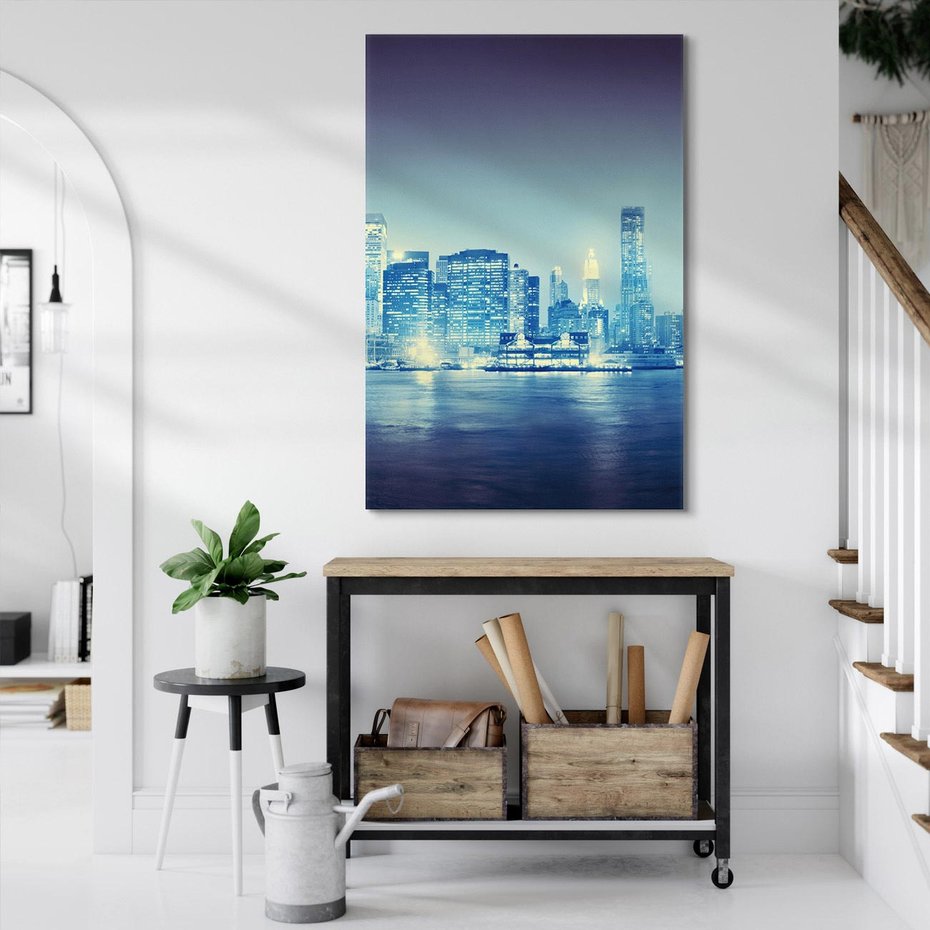 Obraz na płótnie 50x70 - Architektura i tętniące życie - Miasto, Architektura