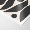 Plakat bez ramy 40x50 - Modernistyczna Abstrakcja w Czerni i Bieli - abstrakcja, czarno biała grafika