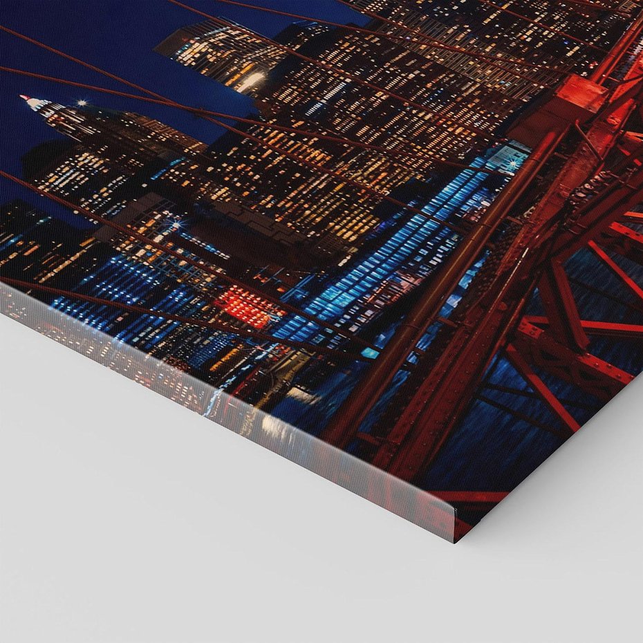 Obraz na płótnie 100x70 - Most w Nowym Jorku - Manhattan - most, Nowy Jork