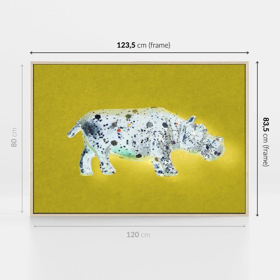 Obraz w ramie 120x80 - Odnalezione w oceanie snów - pozytywna, wesoła sztuka - rama drewno