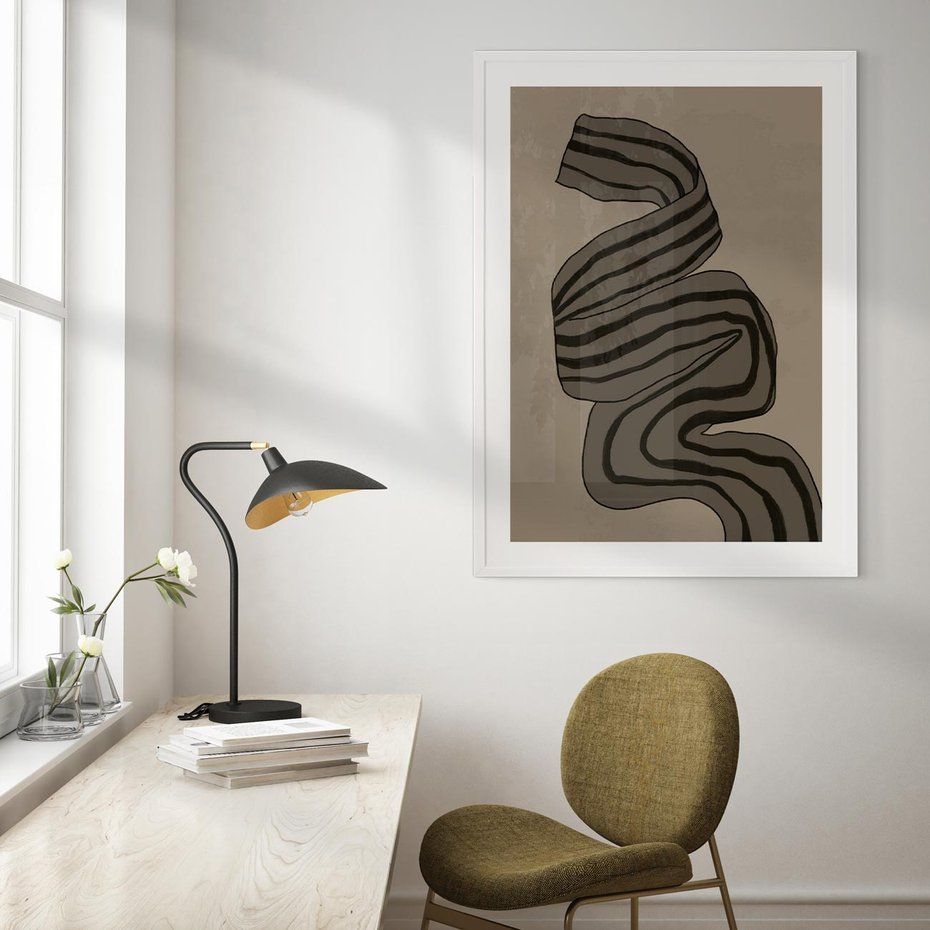 Plakat bez ramy 21x30 - Niezwykłe Przesilenia - nowoczesna geometryczna sztuka, loftowe wnętrze