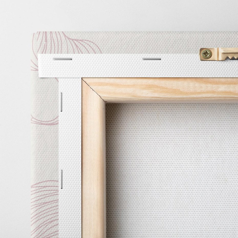 Obraz na płótnie 80x120 - Szept marzeń i tajemnic - abstrakcyjne, roślinne ornamenty