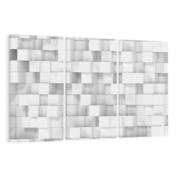 Obraz na płótnie 120x80 - Gra form i kolorów - 3D, abstrakcja