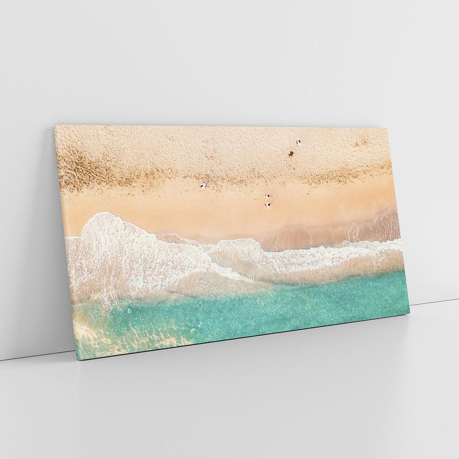 Obraz na płótnie 140x70 - Oczy turkusu - fotografia, plaża