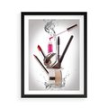 Plakat w ramie 50x70 - Moda, makijaż i relaks - moda, makijaż - rama czarna