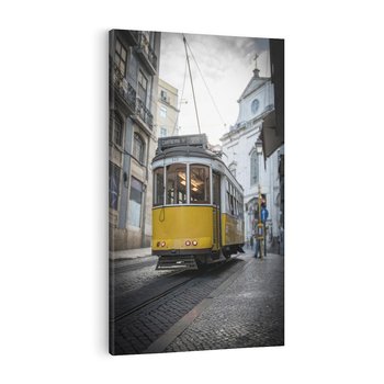 Obraz na płótnie 80x120 - Urok tramwajów Lizbony - tramwaj, Lizbona