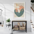 Plakat bez ramy 21x30 - Energetyczne Kształty - boho formy, kształty