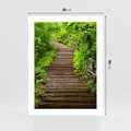 Plakat bez ramy 30x40 - Magia Leśnej Ścieżki - ścieżka, w lesie