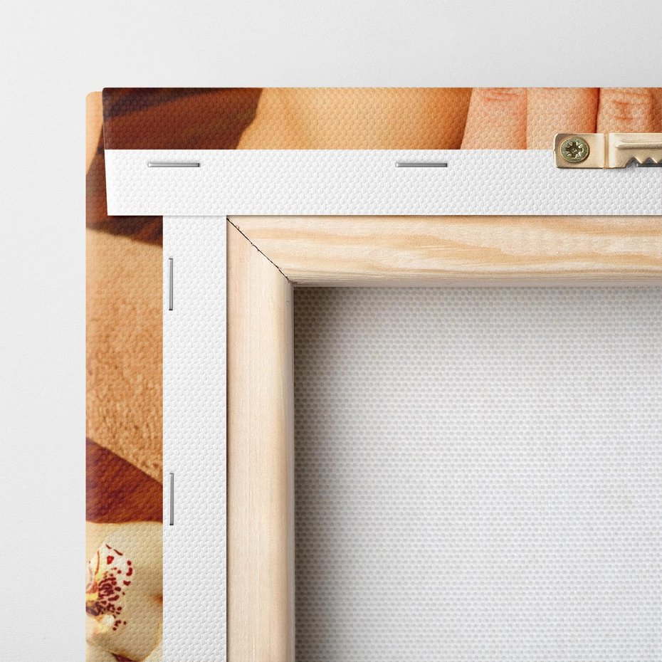 Obraz na płótnie 80x80 - Relaksujące Spa i Perfekcyjny Manicure - spa, paznokcie