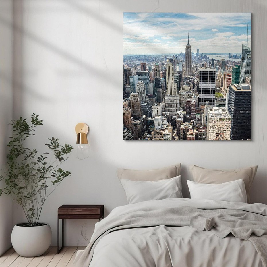 Obraz na płótnie 70x70 - Duch Nowego Jorku - Manhattan, Nowy Jork