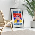 Plakat bez ramy 30x40 - Przenikające Refleksje - sztuka abstrakcyjna, nowoczesny plakat