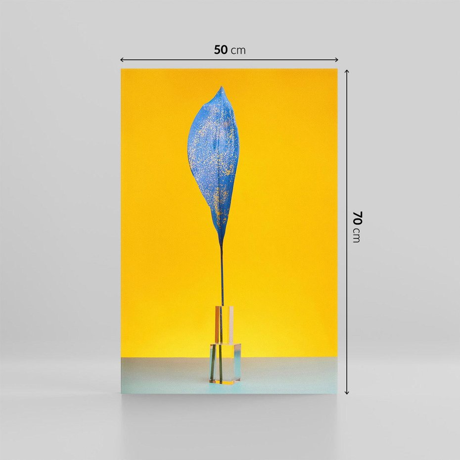 Obraz na płótnie 50x70 - Niebiańskie liście - liść, liście