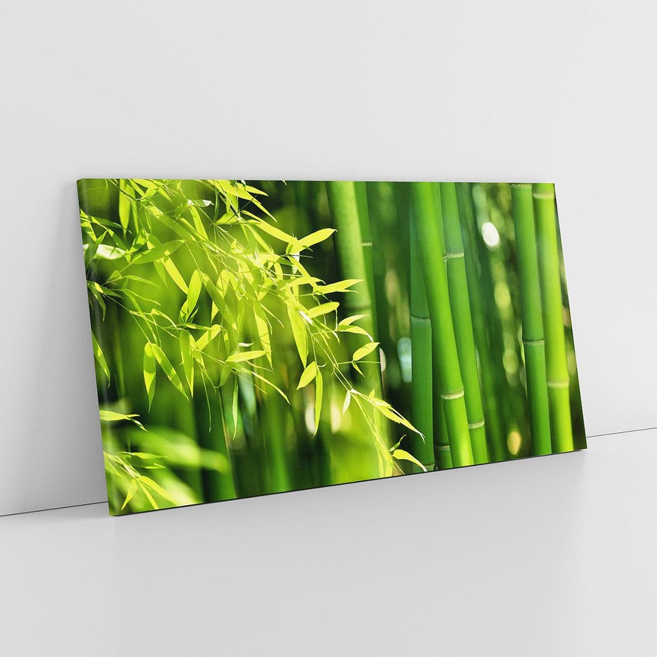 Obraz na płótnie 120x60 - Spokój bambusowego lasu SPA - bambus, drzewa
