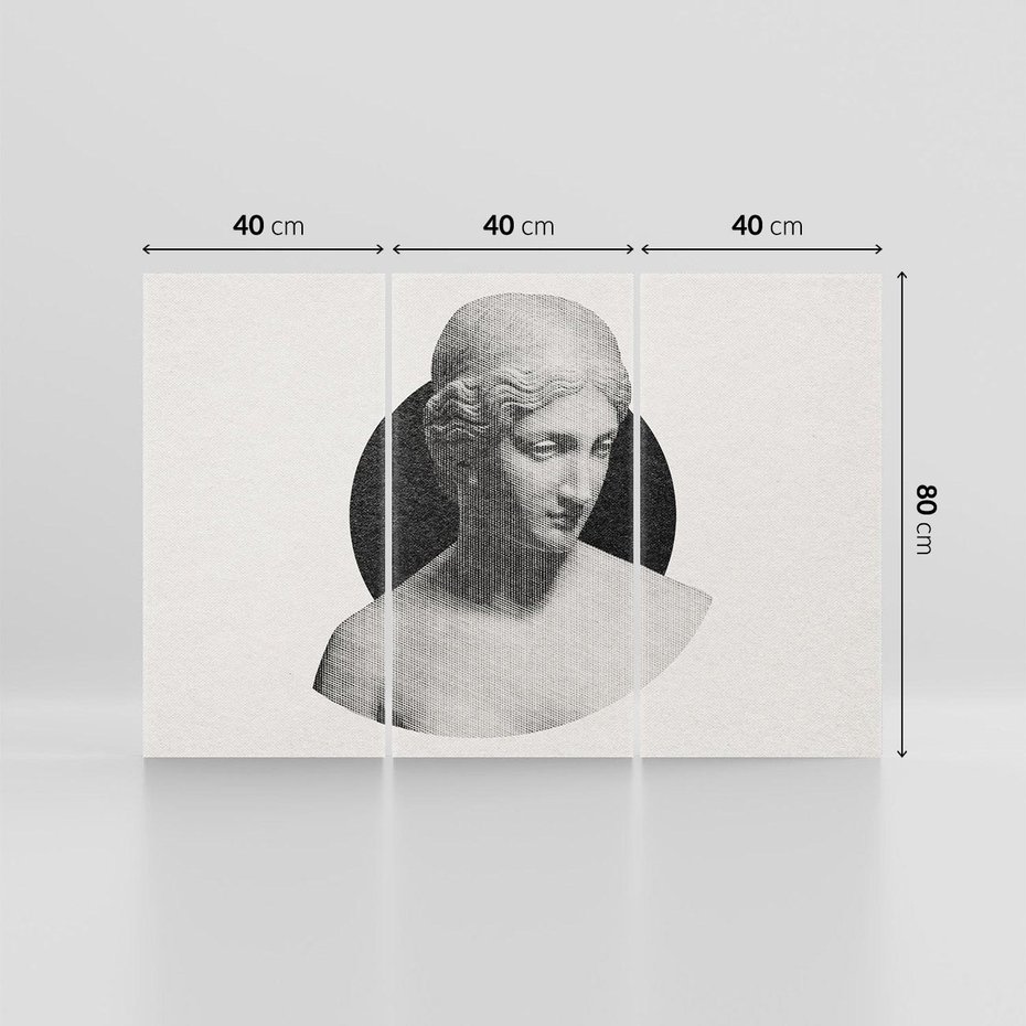 Obraz na płótnie 120x80 - Sztuka Zeszłych Czasów - antyczna rzeźba kobiety, posąg