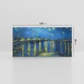 Obraz na płótnie 120x60 - "Starry Night Over the Rhone" (1888) Vincent van Gogh - Reprodukcja - reprodukcja, obraz na płótnie