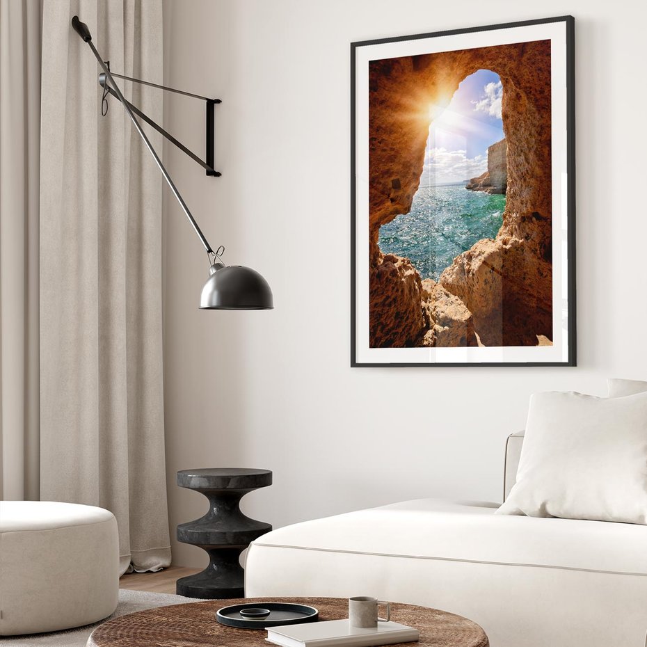 Plakat bez ramy 21x30 - Potęga Natury - morze, klify