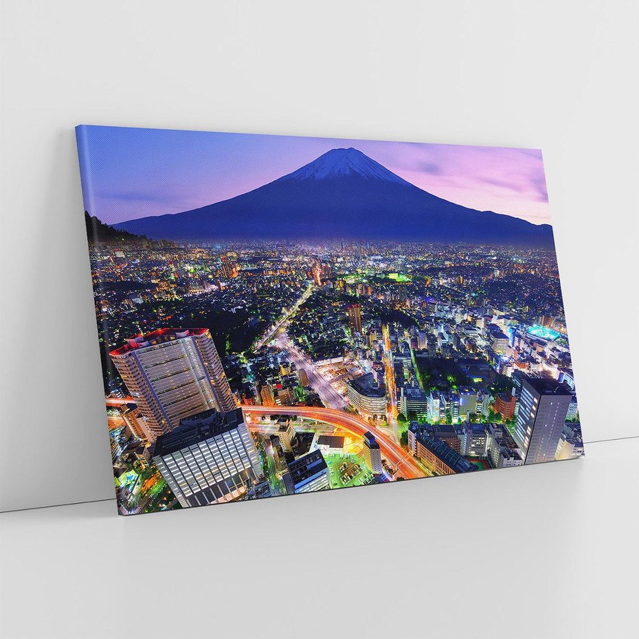 Obraz na płótnie 70x50 - Siła i spokój - wulkaniczne piękno Japonii - wulkan, japonia