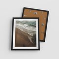 Plakat w ramie 40x50 - Spokój nad plażą - plaża, morze - rama czarna