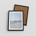 Plakat w ramie 30x40 - Spokój nad Brzegiem - plaża, morze - rama czarna