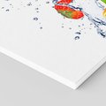 Obraz na płótnie 120x80 - Kulinarne Inspiracje - owoce, woda