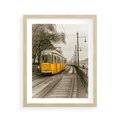 Plakat w ramie 40x50 - Tramwaj w Lizbonie - Lizbona, tramwaj - rama drewno