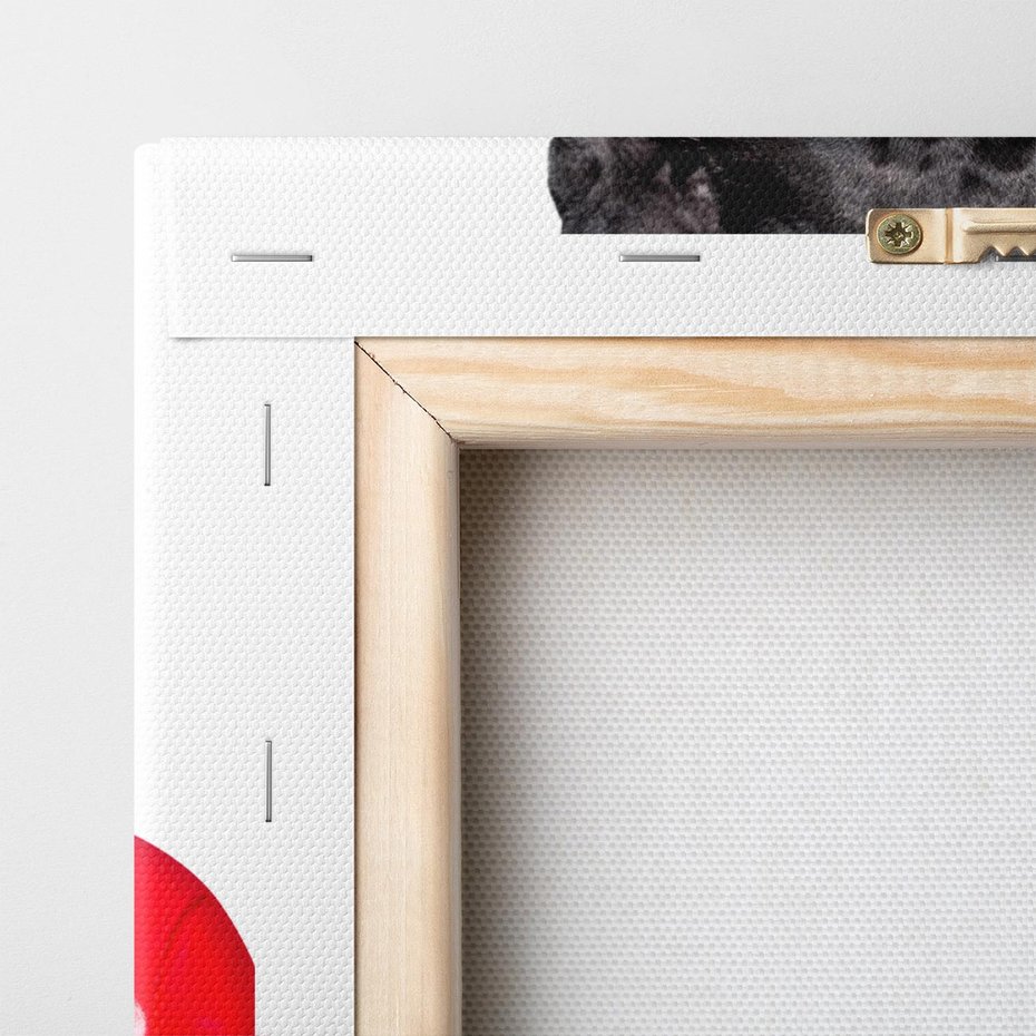 Obraz na płótnie 40x40 - Boksujący mops - pies - boks, mops