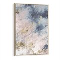 Obraz w ramie 50x70 - Luksusowa Dekoracja - marmur, złoto - rama drewno