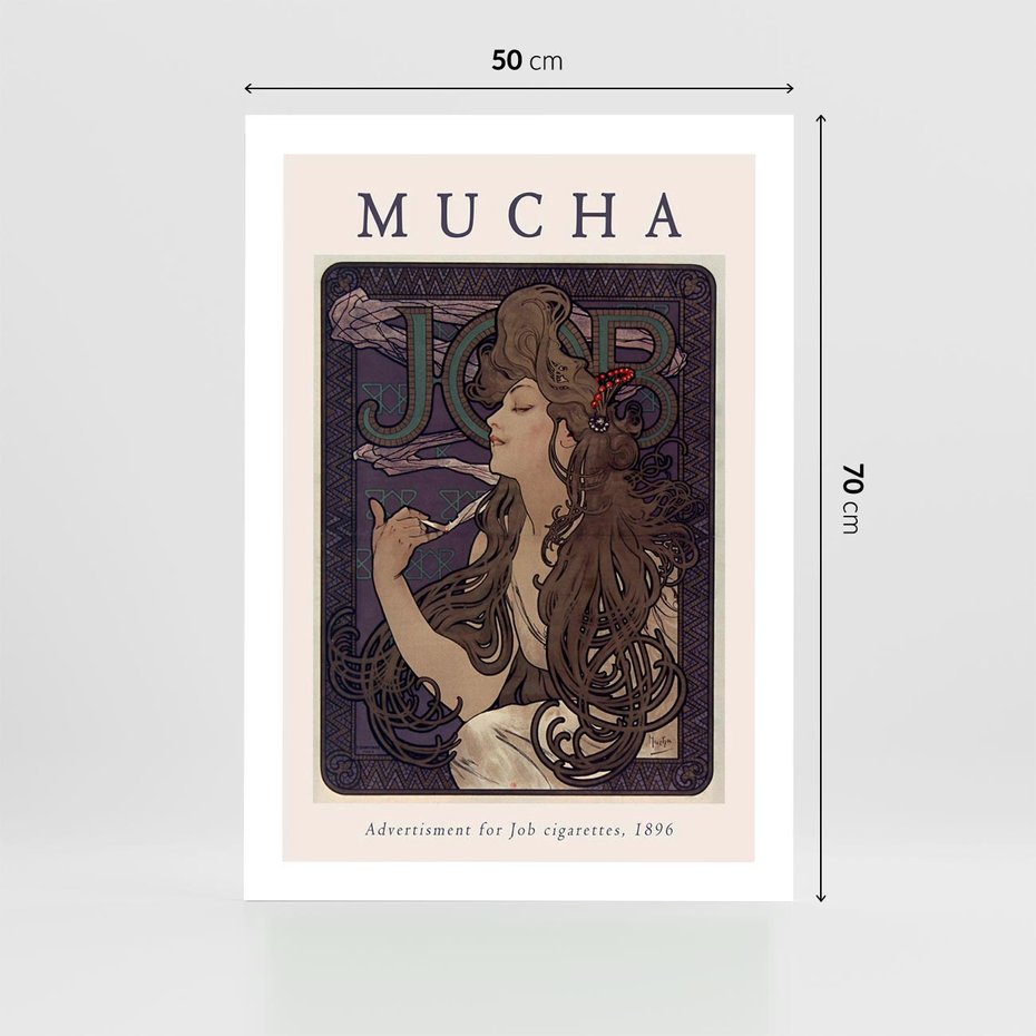 Plakat bez ramy 50x70 - Reprodukcja A.Mucha - Mucha, plakat z reprodukcją