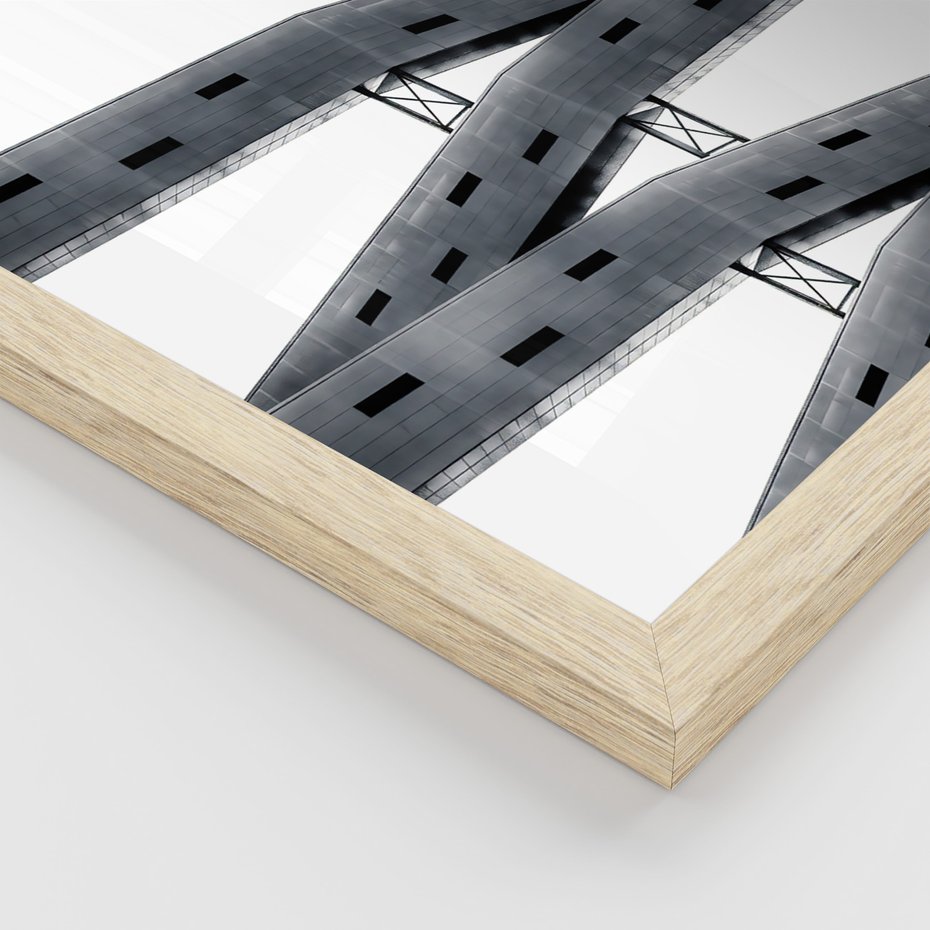 Zestaw obrazy w ramie 30x40 galeria - Nowoczesne, architektura, city - rama drewno