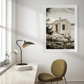 Plakat bez ramy 30x40 - Nostalgiczna Oaza - rustykalny domek, domek nad jeziorem
