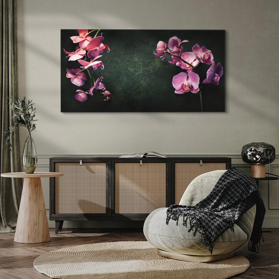 Obraz na płótnie 140x70 - Harmonia i relaks - orchidea, kwiat