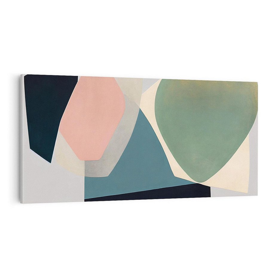 Obraz na płótnie 120x60 - Szare Tło Plam - abstrakcyjne plamy, kształty