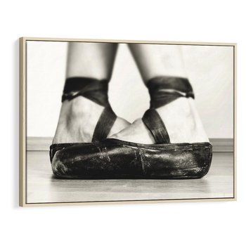 Obraz w ramie 120x80 - W Monochromatycznych Nutach - fotografia, czarno biała - rama drewno