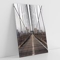 Obraz na płótnie 80x120 - Nowoczesna Linia - most, nowoczesna