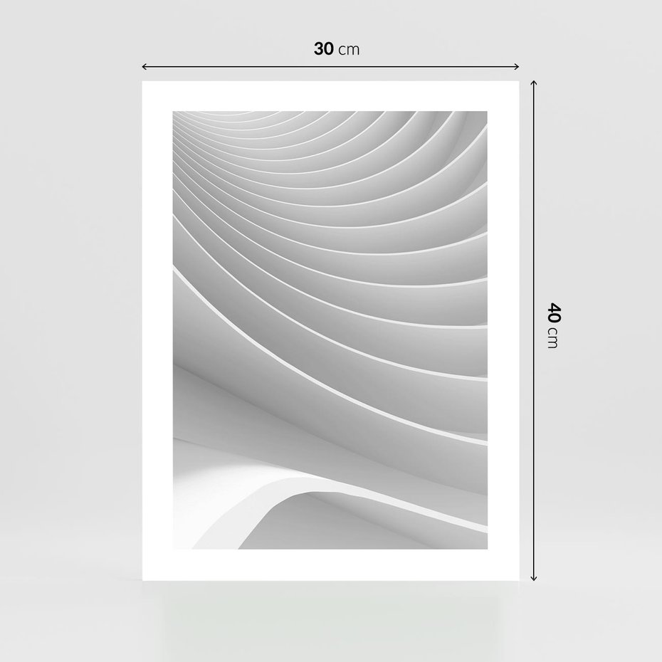 Plakat bez ramy 30x40 - Geometryczna Harmonia - geometryczne, kształty