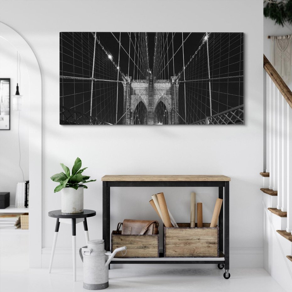 Obraz na płótnie 120x60 - Nowy Jork - Mosty w USA - NY, USA