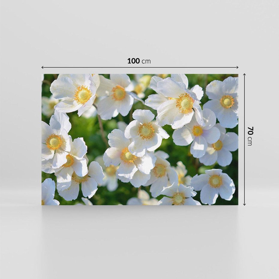 Obraz na płótnie 100x70 - Kwiatowy Raj - kwiat, kwiaty