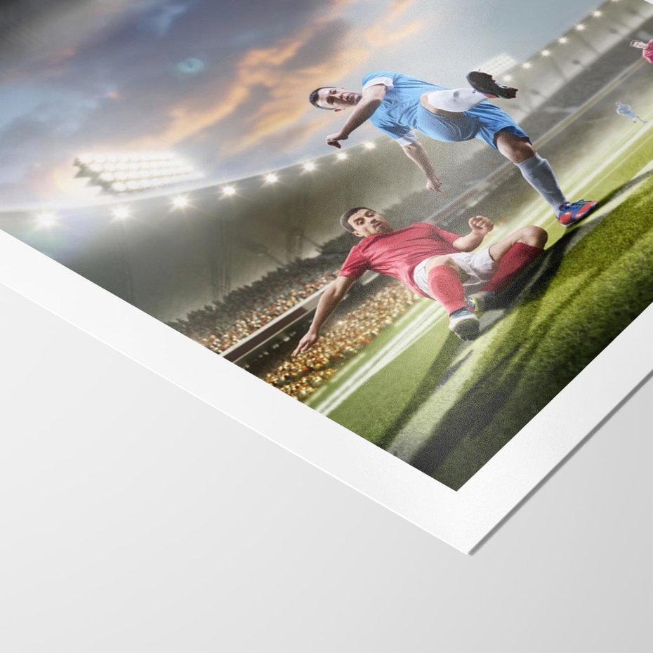 Plakat bez ramy 30x40 - Ekscytacja Sportowego Świata - gol, mecz