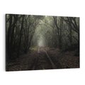 Obraz na płótnie 70x50 - Urok Drogi - las, droga