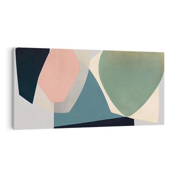 Obraz na płótnie 120x60 - Szare Tło Plam - abstrakcyjne plamy, kształty